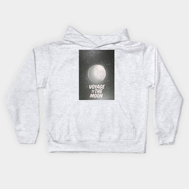 Voyage to the Moon Kids Hoodie by nickemporium1